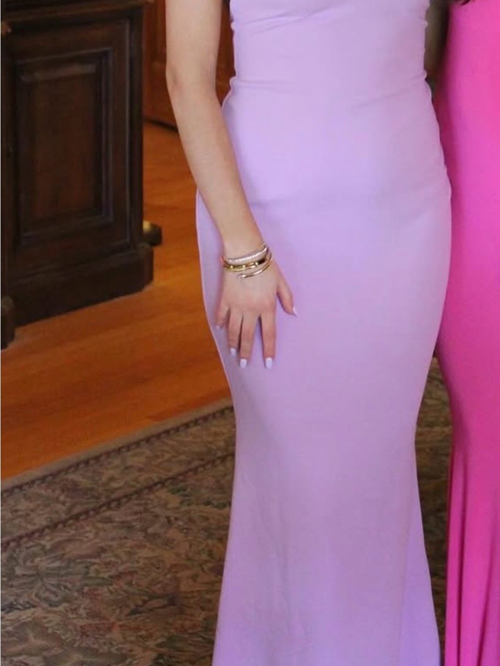 REVOLVE Lilac V-Neck Maxi Gown - Picture 2 of 2